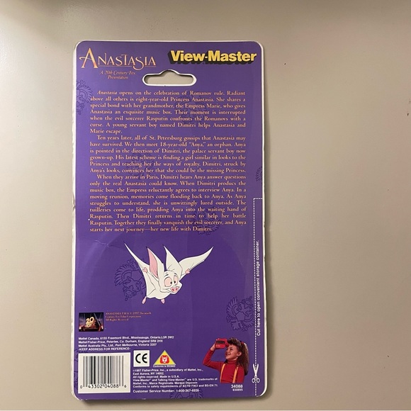 Vintage View-Master Collectible 3D Anastasia Discs - Picture 2 of 2